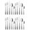 Sedona 20 - Piece Stainless Steel Flatware Set - Service for 4