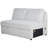 Totnes 5-Piece Fabric Upholstered Sectional With Pull-Out Bed In Mist Gray-567074975