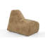 Fauteuil à billes brun en fausse fourrure