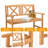 Giles Solid Wood Fir Outdoor Bench