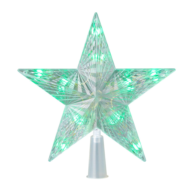Décoration pour sommet d'arbre étoilé Vivvi, 7,5 po, 10 lumières DEL Vivvi