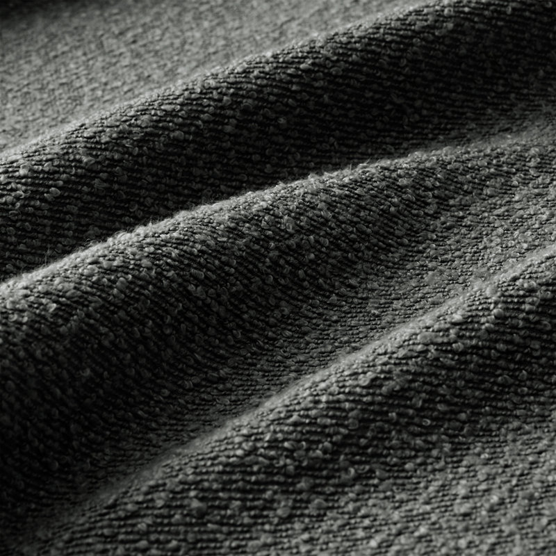 Canapé 4 places Boucle, Gris foncé