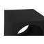 Void Side Table, Black Stone