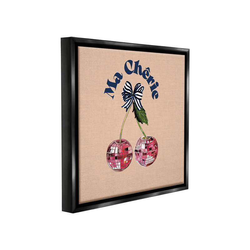 «Ma Cherie Expression Floater Frame» par Amelia Noyes sur, Cadre flottant noir de jais, H 18 po x l 18 po