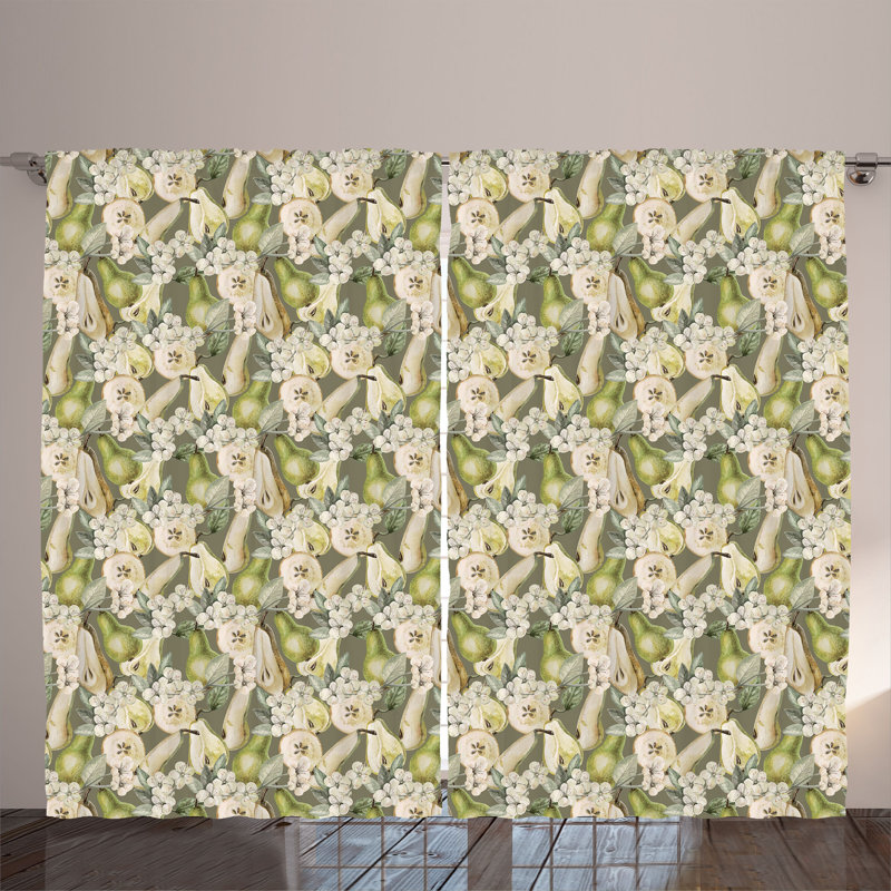 Semi Sheer Curtain Pair