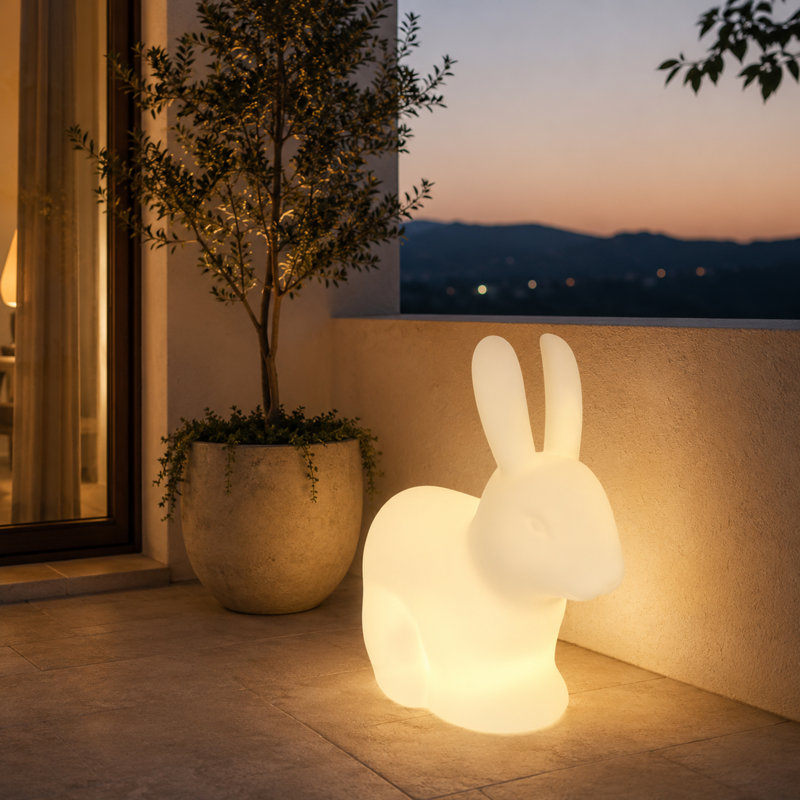 Lampe d'extérieur imperméable à DEL pour jardin avec lumière solaire H 18,9 po d'extérieur