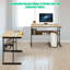 Doireann L-Shaped Metal Base Drafting Table-815025421