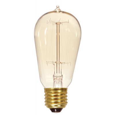 Ampoule incandescente à culot moyen de 60 W à culot moyen (E26) Edison 60 W Vintage Edison