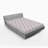 Ambesonne 4th of July Fitted Sheet 2-Pack USA Red White Blue-106772533