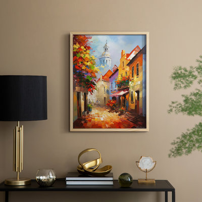 LANDSCAPES Series CCLXXX Framed Print - Solid Wood