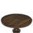 Caesar Traditional Round Pedestal End Table-1169714705