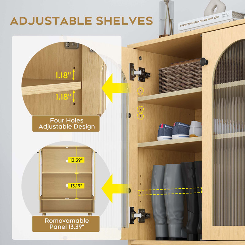 20 Pair Shoe Storage Cabinet