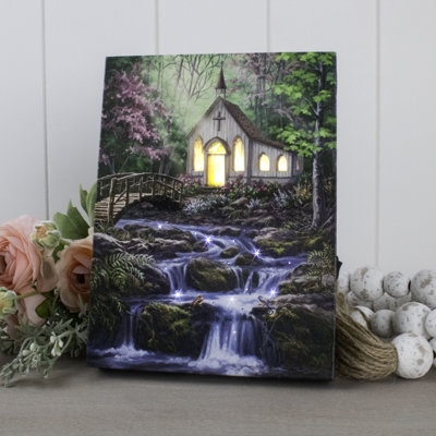 Toile de table lumineuse Peaceful Prayer 8X6