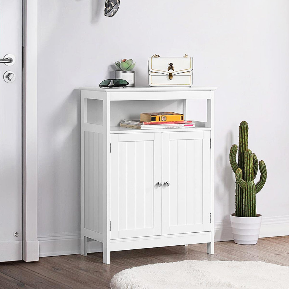 Lark Manor Pylesville 31.5'' H Free-Standing Bathroom Cabinet & Reviews - Wayfair Canada