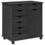 Solid Wood Rectangle Accent Cabinet-2088408624