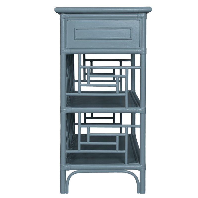 Chippendale End Table, Regatta Blue