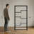 Johann 68"H 4-Tier Metal Tall Rectangular Bookcase in Blackened Bronze-241239116