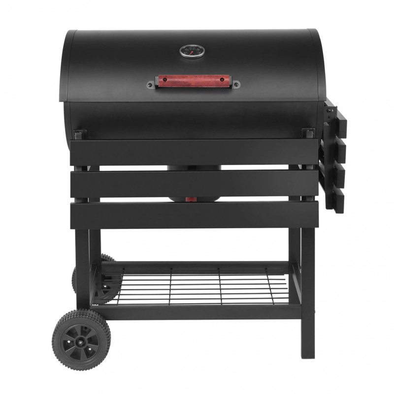 Dakota Fields Middendorf 113cm W Barrel Charcoal Grill