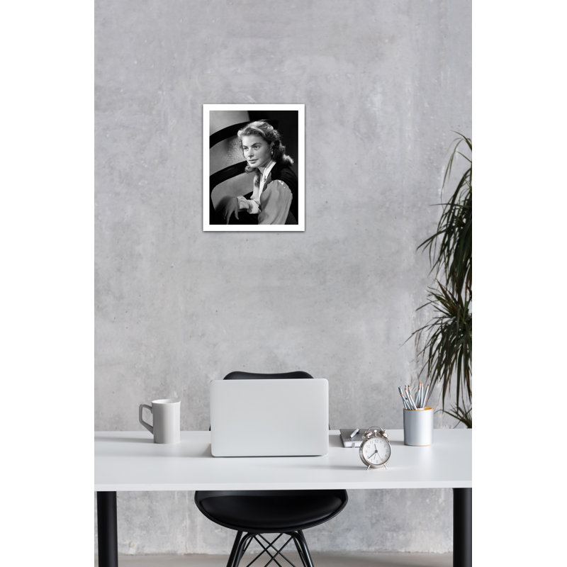 Ingrid Bergman In The Studio 19 "X 25,5" Open Edition sans cadre, Sans cadre, L 8 po x H 10 po