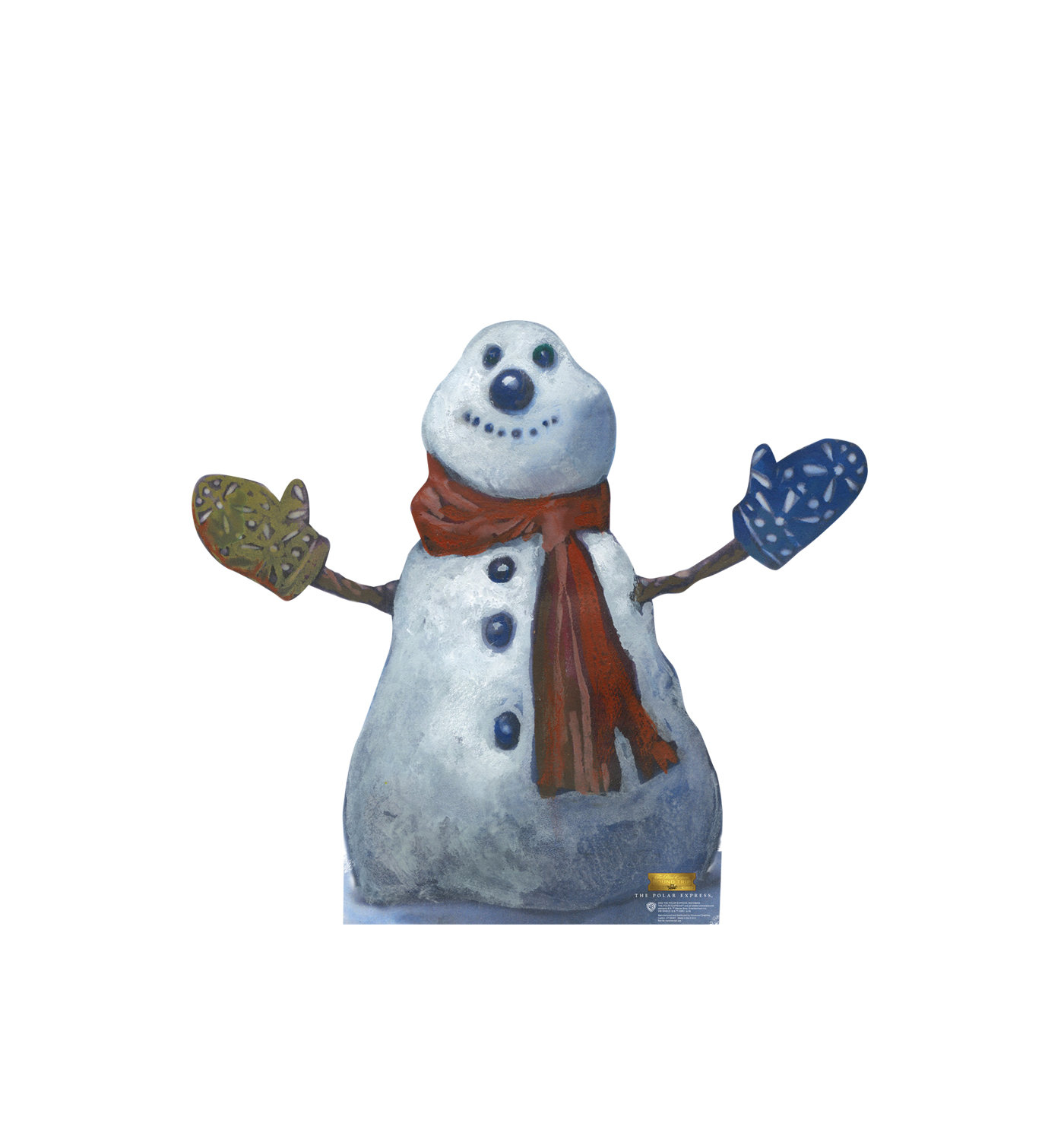 Advanced Graphics Personnage en carton de bonhomme de neige polaire Express - Canada