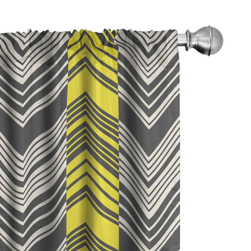 Panneaux de rideaux semi-transparents avec passe-tringle, 28 po x 84 po