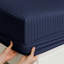 40cm Deep Pocket Microfiber Stripe Fitted Sheet-1543174222-1543174258