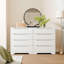 Commode de chambre à coucher à 4 tiroirs l 27 po Masia, commode avec poignées encastrées pour la chambre à coucher-1712538301