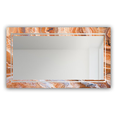Marbled Geode Glam Bathroom/Vanity Mirror