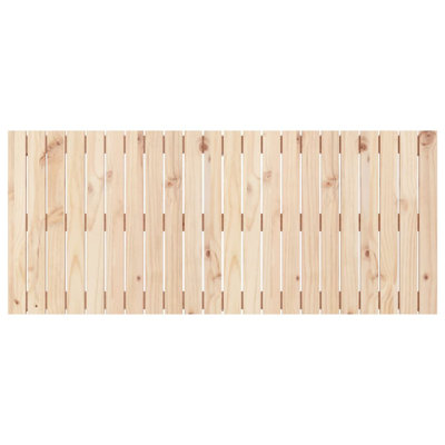 Wall Headboard Solid Wood Pine