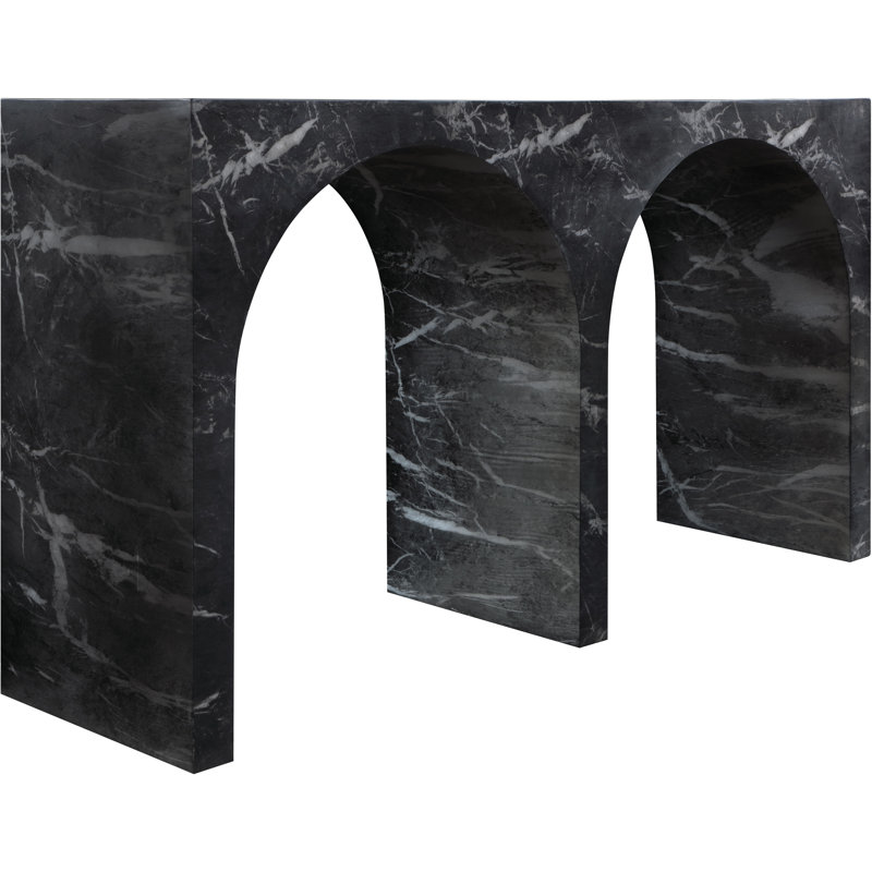 Pyresburg Finished Console Table, Black