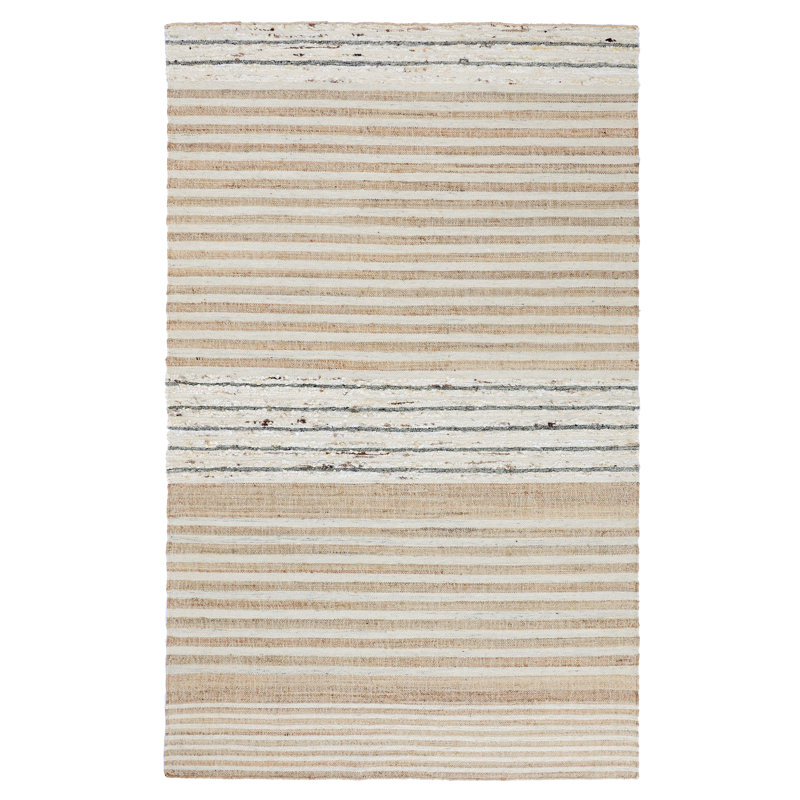 Pego Striped Area Rug, Rectangle 9' x 12'
