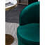 Siège pivotant - Revêtement en velours, style moderne, fauteuil confortable, construction