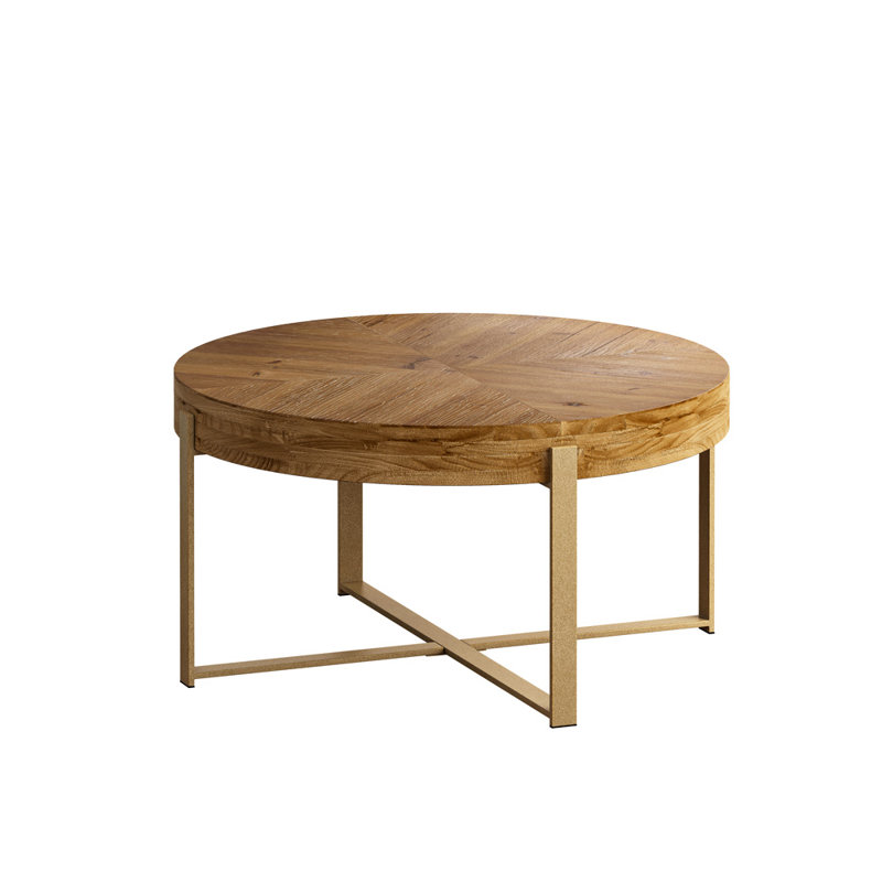 Capria Solid Wood Top Coffee Table