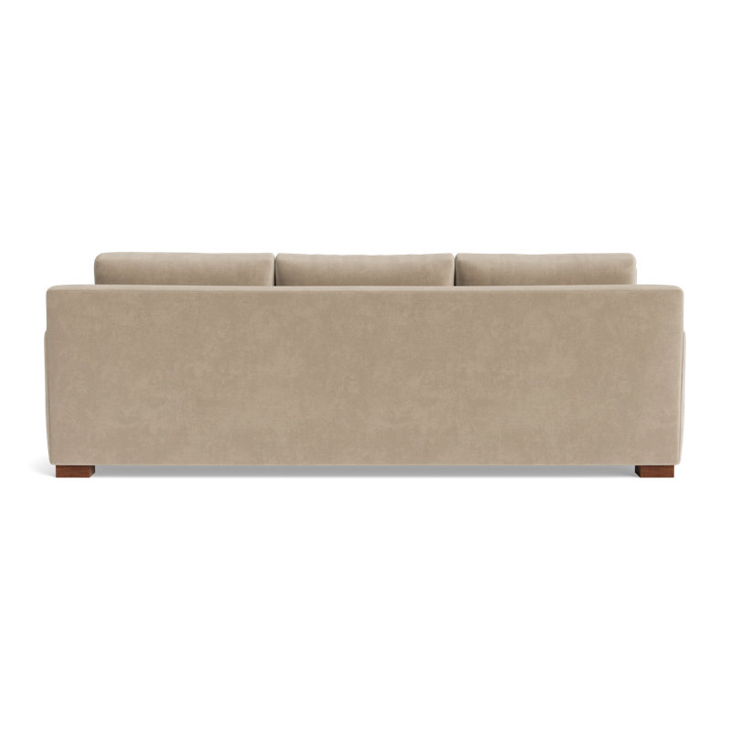 Catalina Sofa (95"), Velvet - Beige