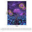 Plaid en flanelle de luxe à motif floral violet lumineux, doux et chaud, idéal pour le salon, le canapé ou le lit. Décoration intérieure.-133687085