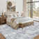 Modern Machine Washable Rug Non-Slip Area Rug for Living Room Low-Pile Rug Indoor Floor Cover for Bedroom Dining Room Hallway Kitchen Office