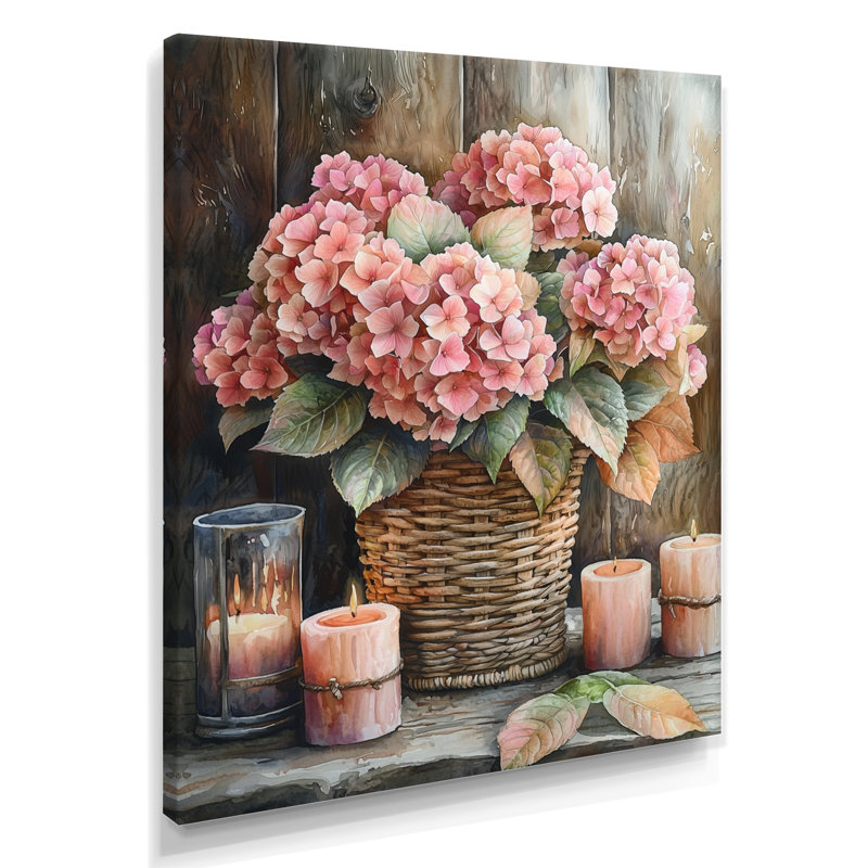 Hemming - Floral Wall Art, Toile tendue, Ne s’applique pas, H 32 po x l 24 po