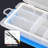 4Pcs 15 Grids Plastic Compartment Box With Adjustable Divider, Stackable Organizer Storage Container