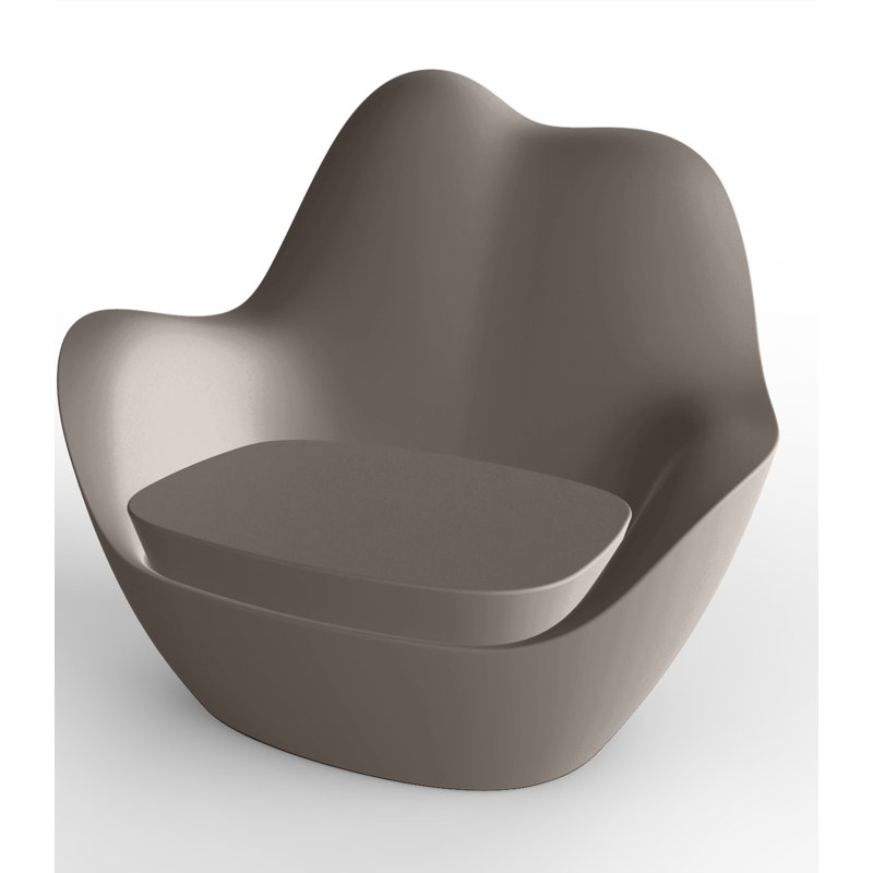 Sabinas - Chaise longue en résine - Basic, Taupe