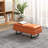 Mushaim Faux Leather Office Bench