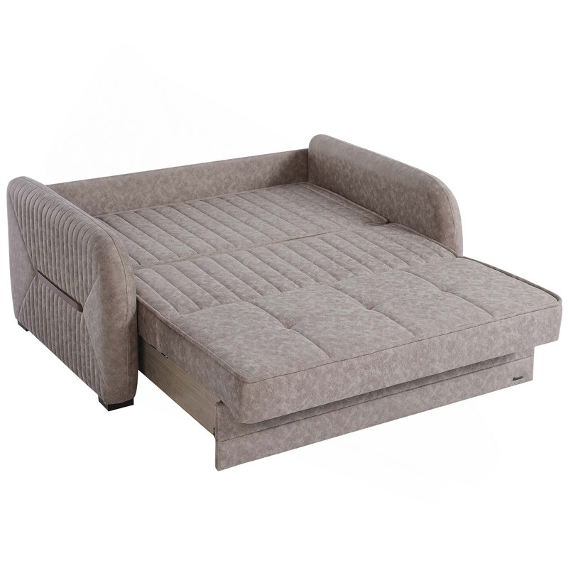 Causeuse convertible avec rangement Primenest Flyte Collection, beige