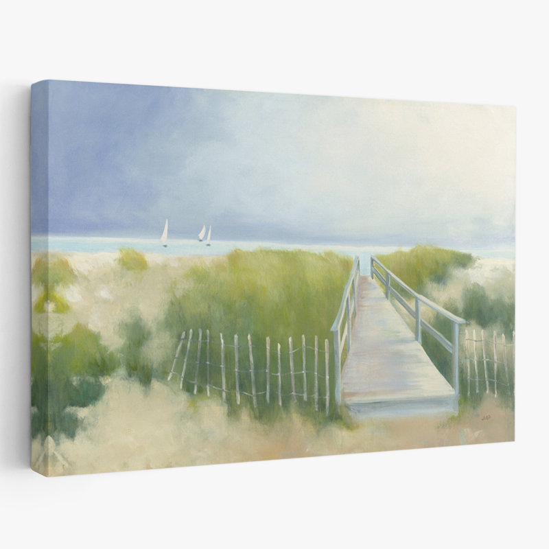 «Beaches And Beachgrass Beach Walk With», art, H 16 po x l 24 po