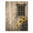 Countryside Sunflowers And The Barn Windows I - Sunflowers Wood Wall Decor - On Natural Pine Wood-1707665190