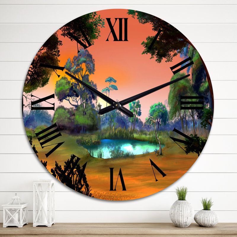 Horloge murale très grande, Moyen