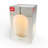 1-Light Pendant Lighting with Ribbed Opal Glass Shade-107130853