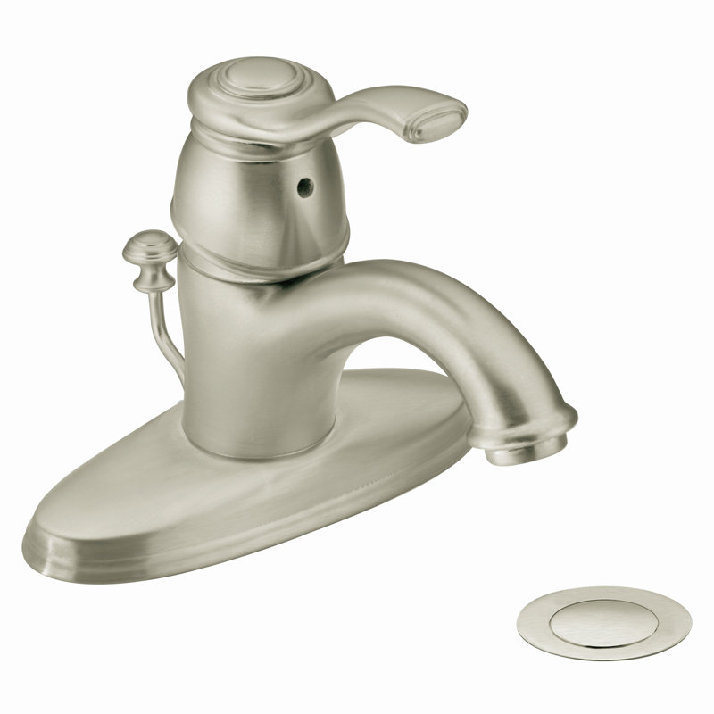 Robinet de salle de bain à poignée simple Kingsley, Fer forgé