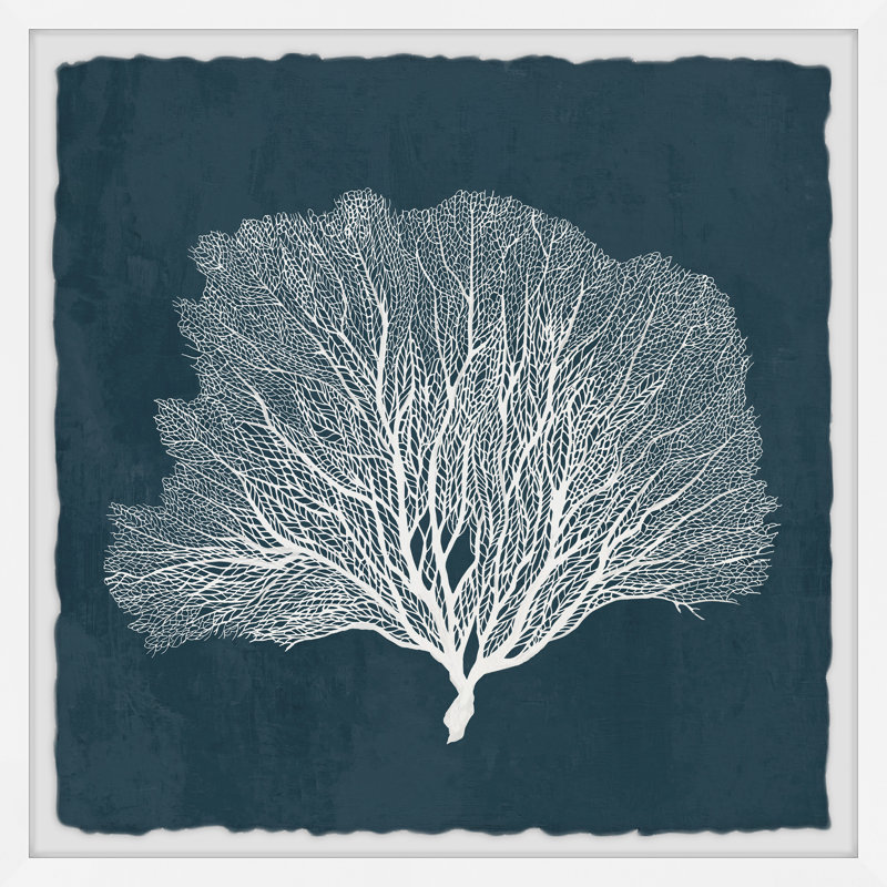 Sea Fan Coral by Marmont Hill - Single Picture Frame Painting, 45cm H x 45cm W