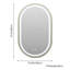 Metal Oval Floor Mirror-1376951357