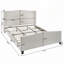 Luxueuse base de lit très grand lit avec tête de lit haute rembourrée, revêtement en velours en peluche et support en bois massif pour un confort et un style ultimes-1158501980