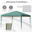 Verde 3m x 3m Metal Pop Up Gazebo-416071051